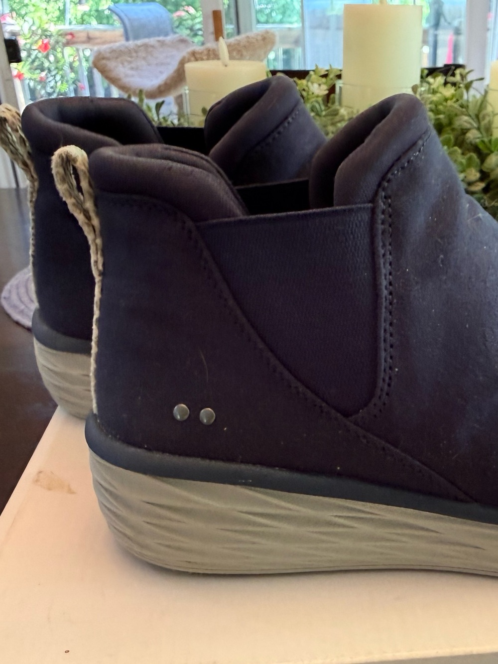 Ryka Niah slip on comfort boot water repellant Navy size 8 - Picture 6 of 11